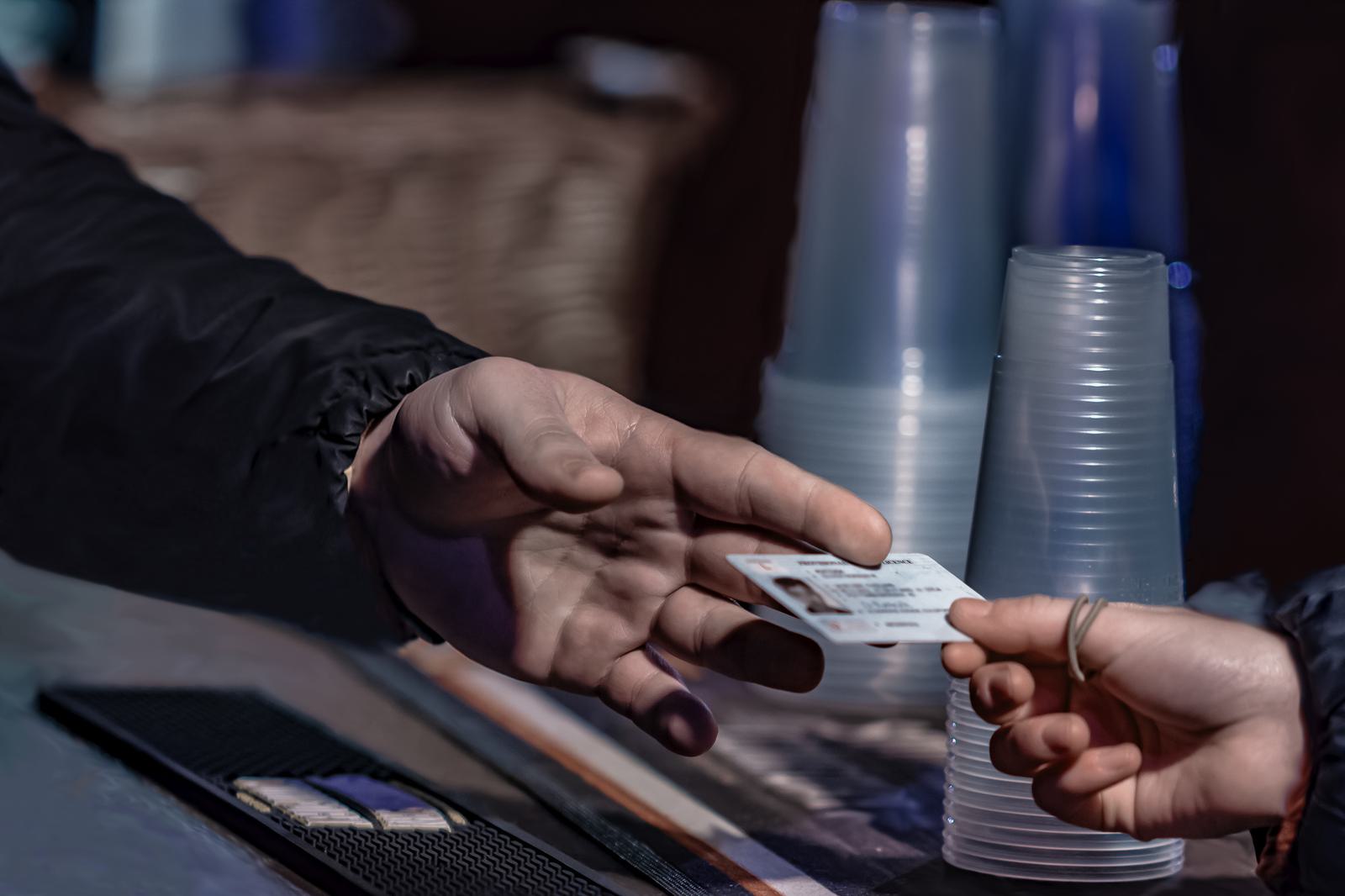checking ID at bar
